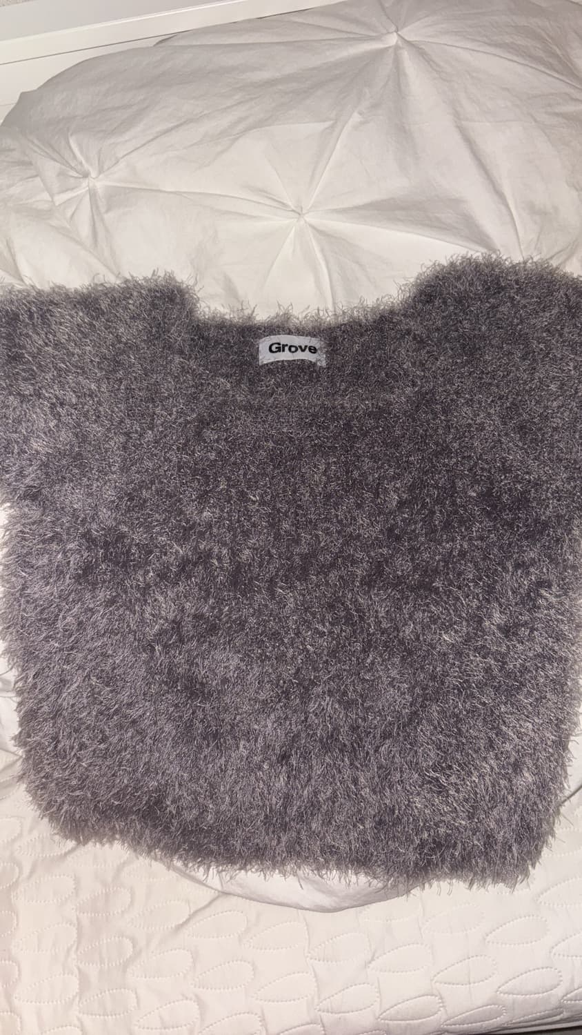 Grove 앙고라 반팔니트  상품이미지1