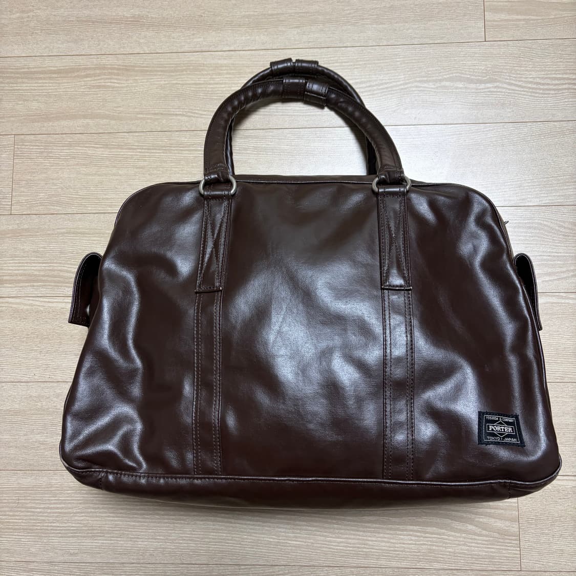 요시다포터 porter 프리스타일 보스턴백 브라운 상품이미지1