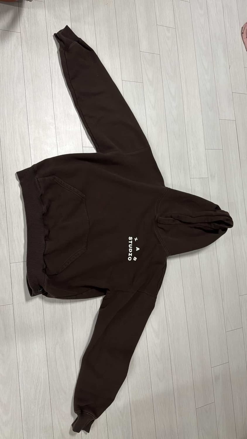 IAB STUDIO 브라운 후드티 M  상품이미지2