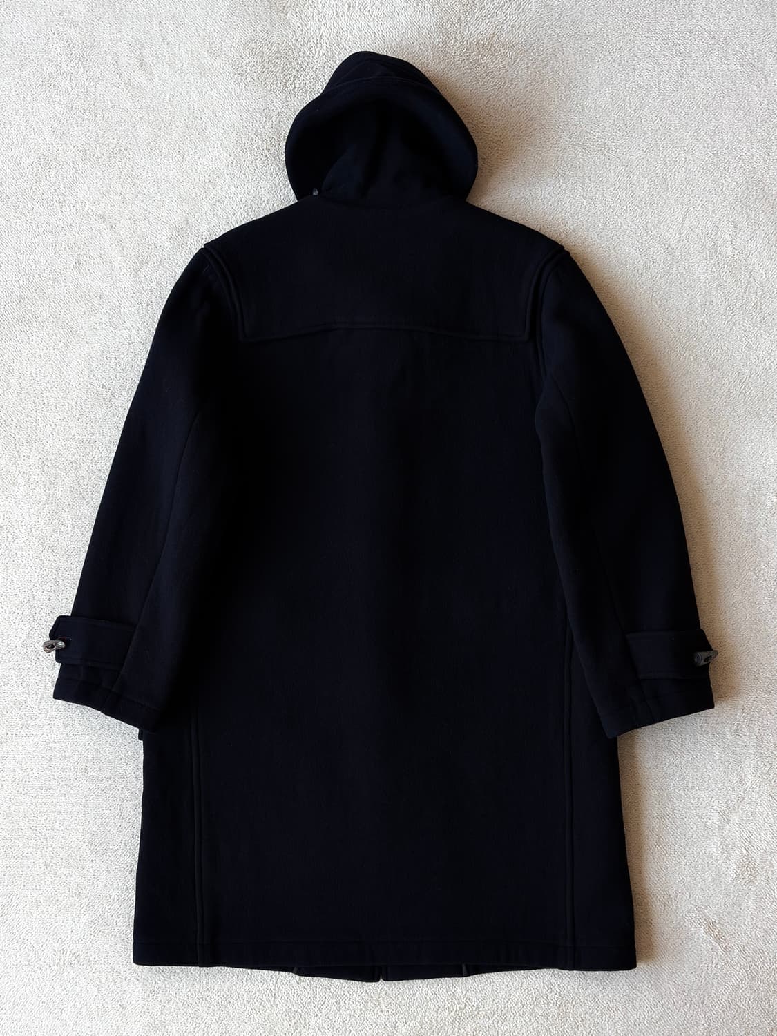 JAPAN 울·큐프라 후드 더플코트 상품이미지6