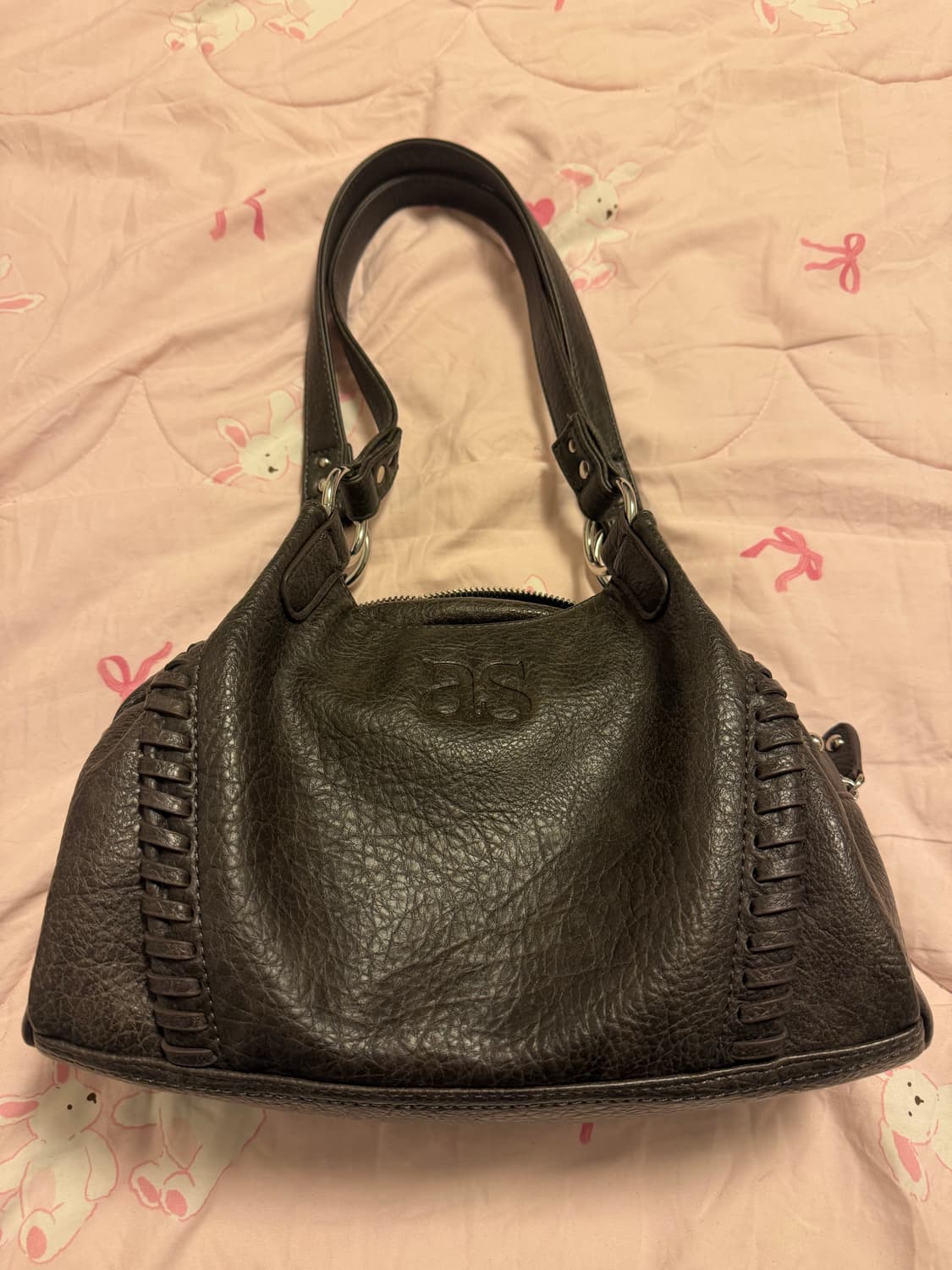 애즈온 보니타 미니백 브라운 상품이미지2