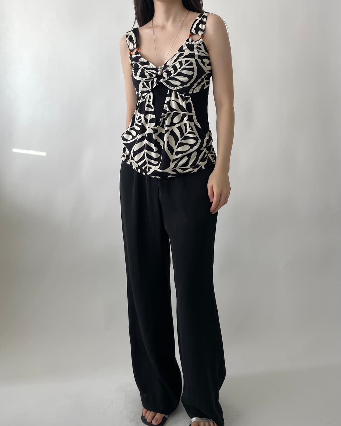 MORGAN pattern pocket top 상품이미지7