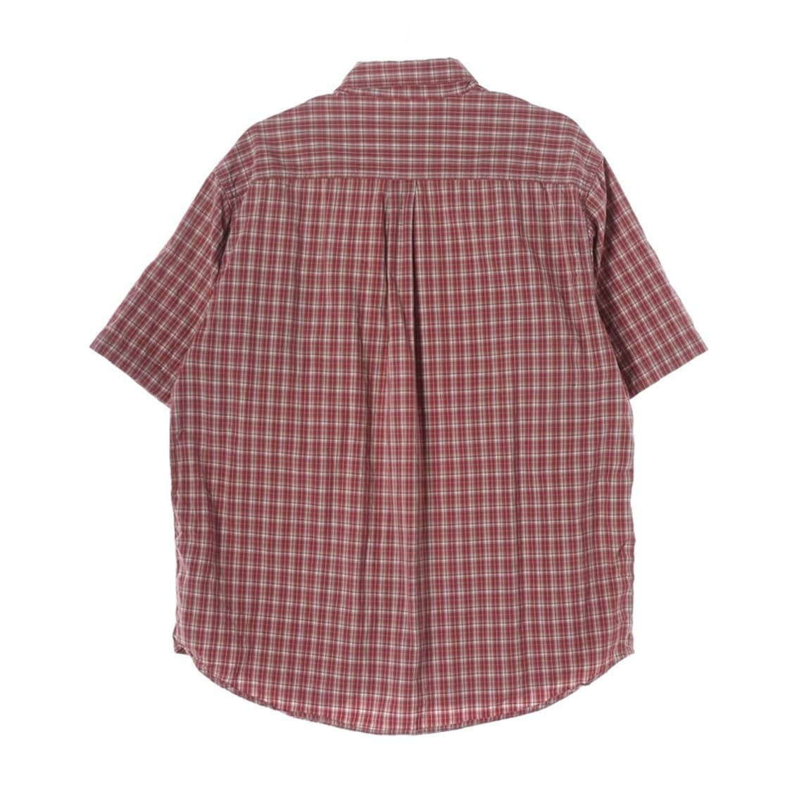 칼하트 워크웨어 레드 체크 반팔 셔츠 XL 상품이미지2