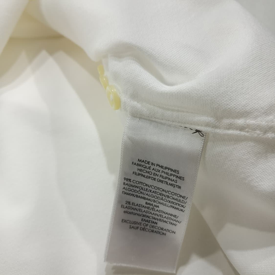 CL464 2XL 폴로 스트레치옥스포드 멀티포니 화이트 셔츠 남방 상품이미지5