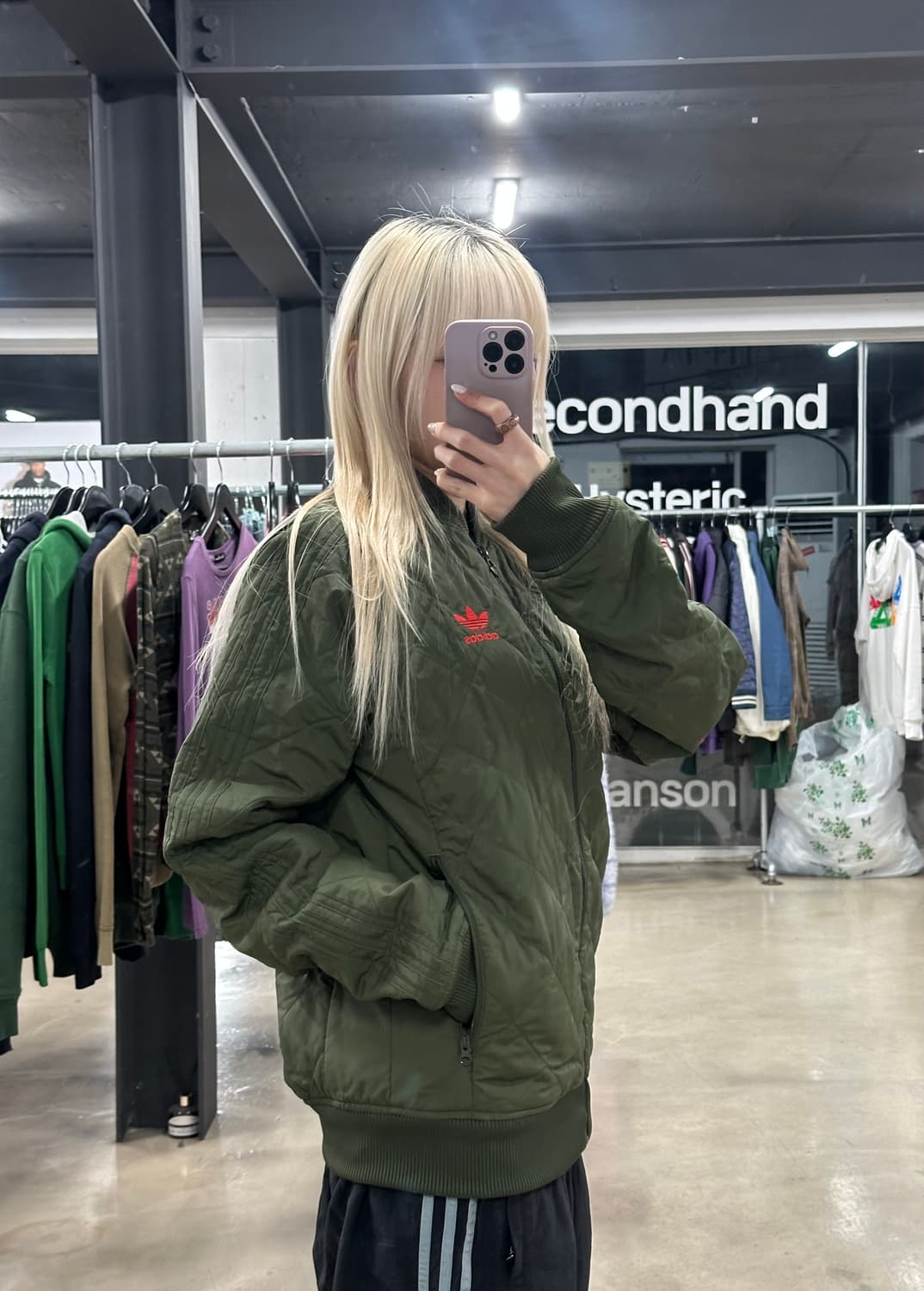 아디다스 퀄팅 봄버 자켓 상품이미지1