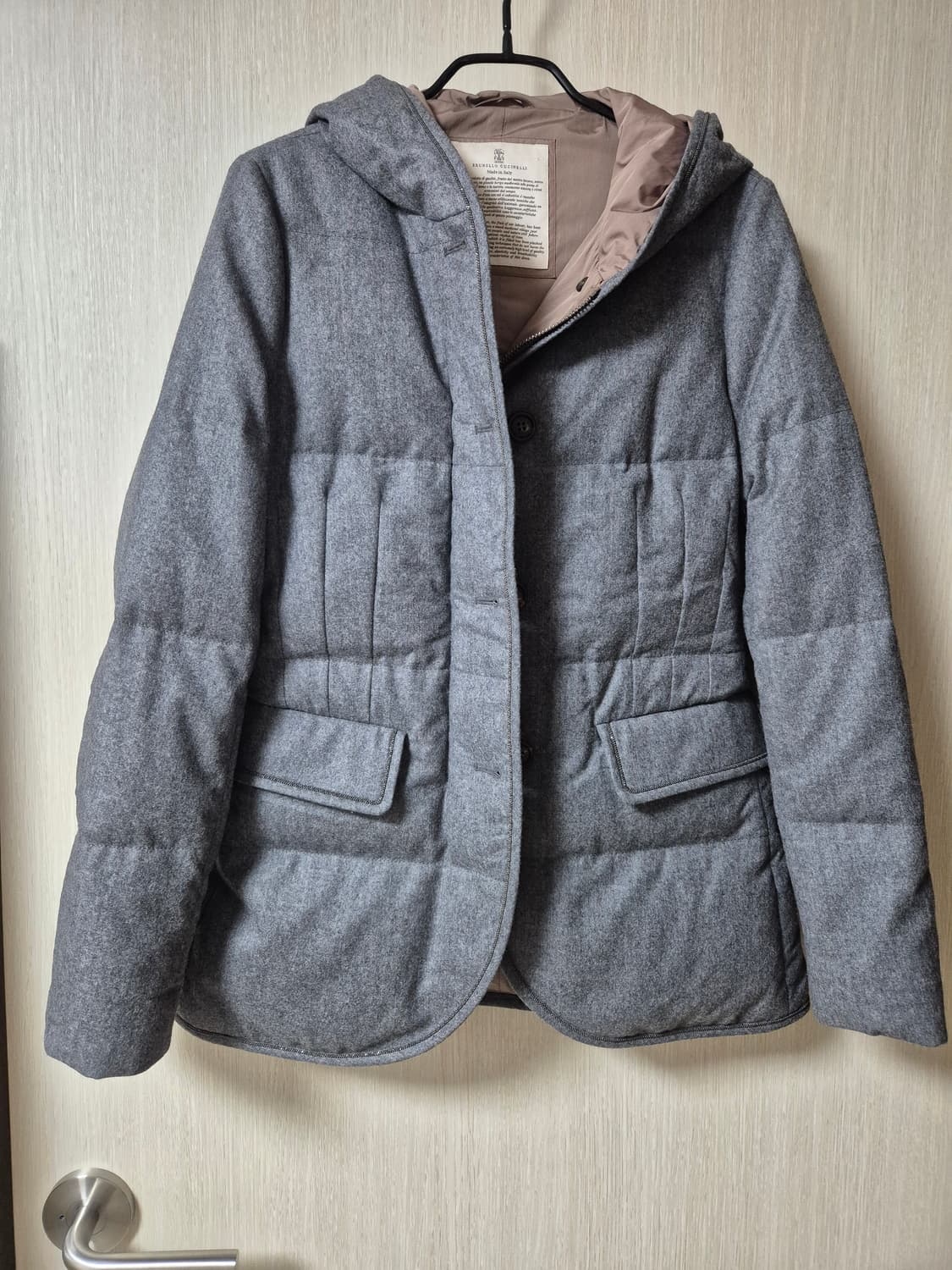 (명품) 부르넬로 쿠치넬리 다운패딩 버진 울패딩자켓 후드자켓 상품이미지2