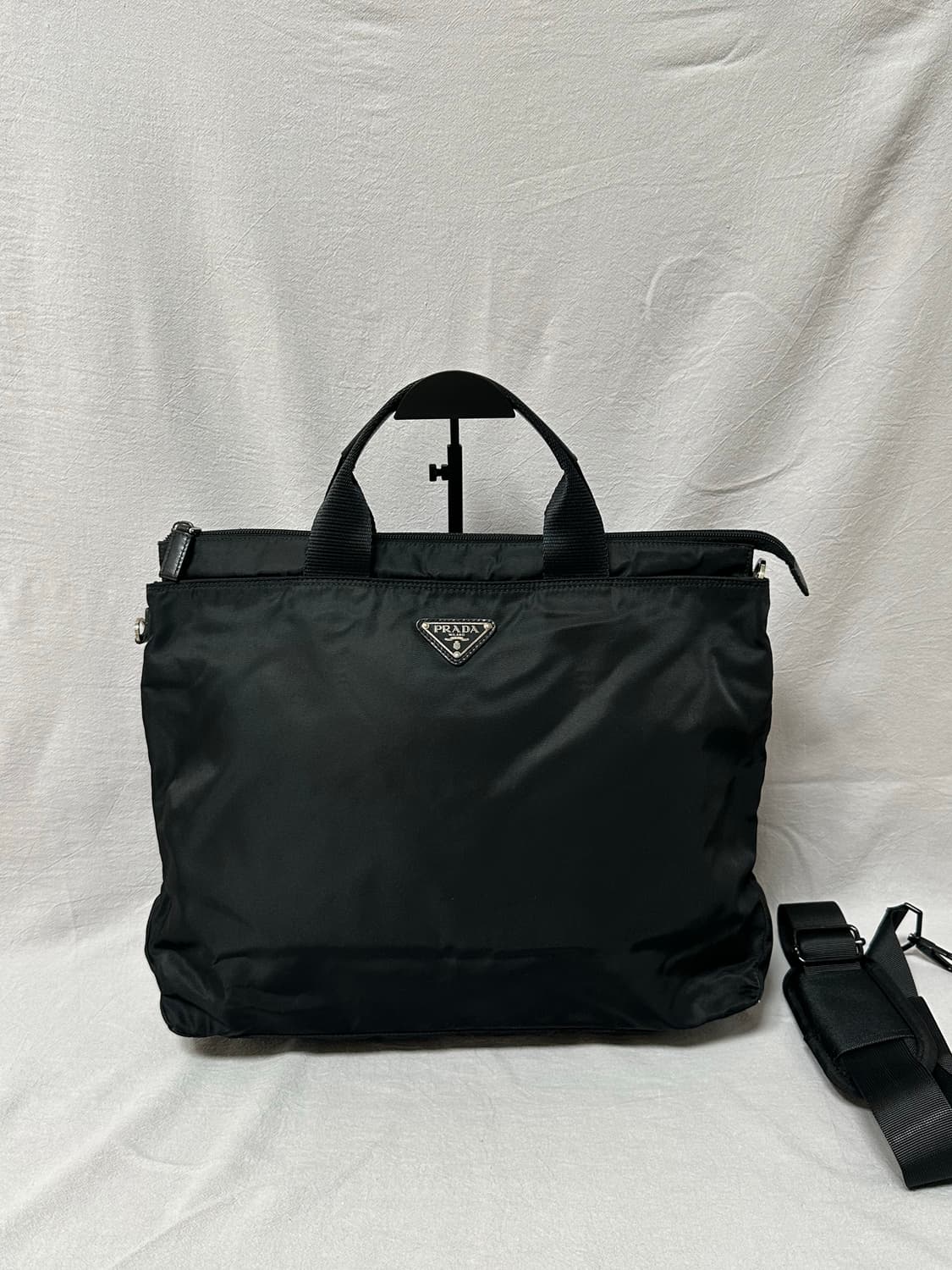 프라다 포코노 나일론 블랙 토트백 서류 가방 브리프케이스 상품이미지1