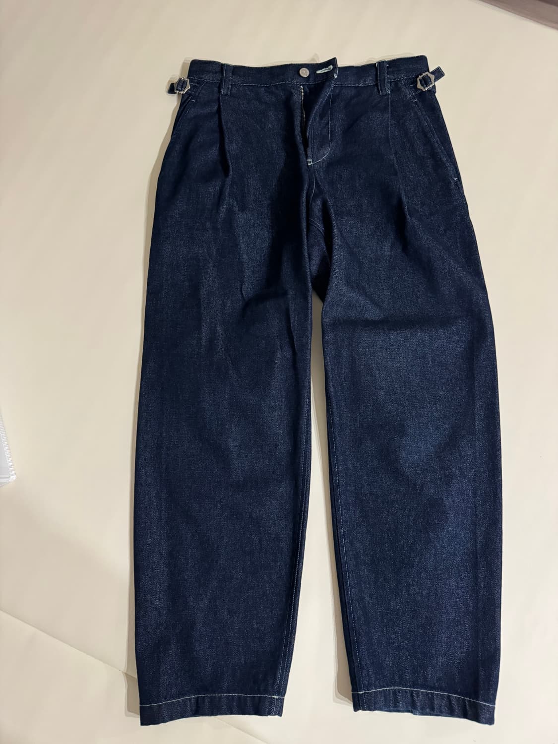 [M] 에프터프레이 원턱데님팬츠 상품이미지2