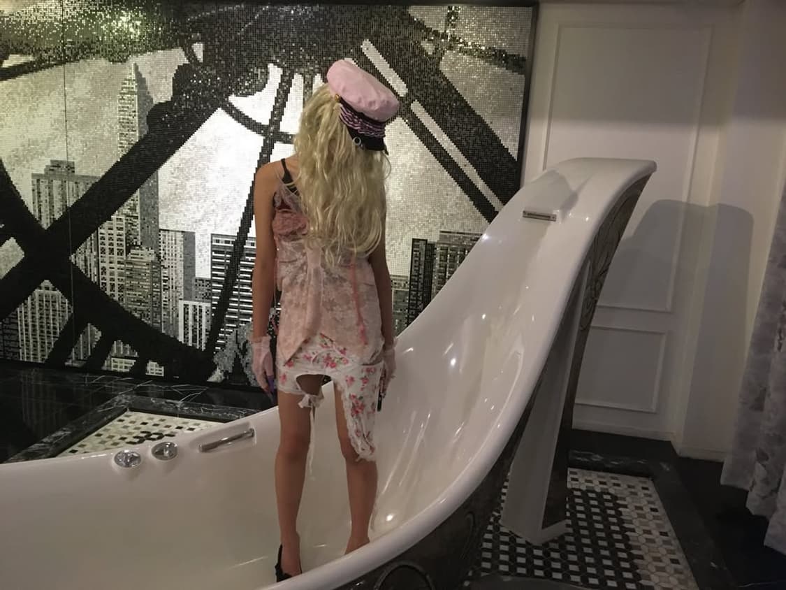 Pink velvet top 상품이미지4