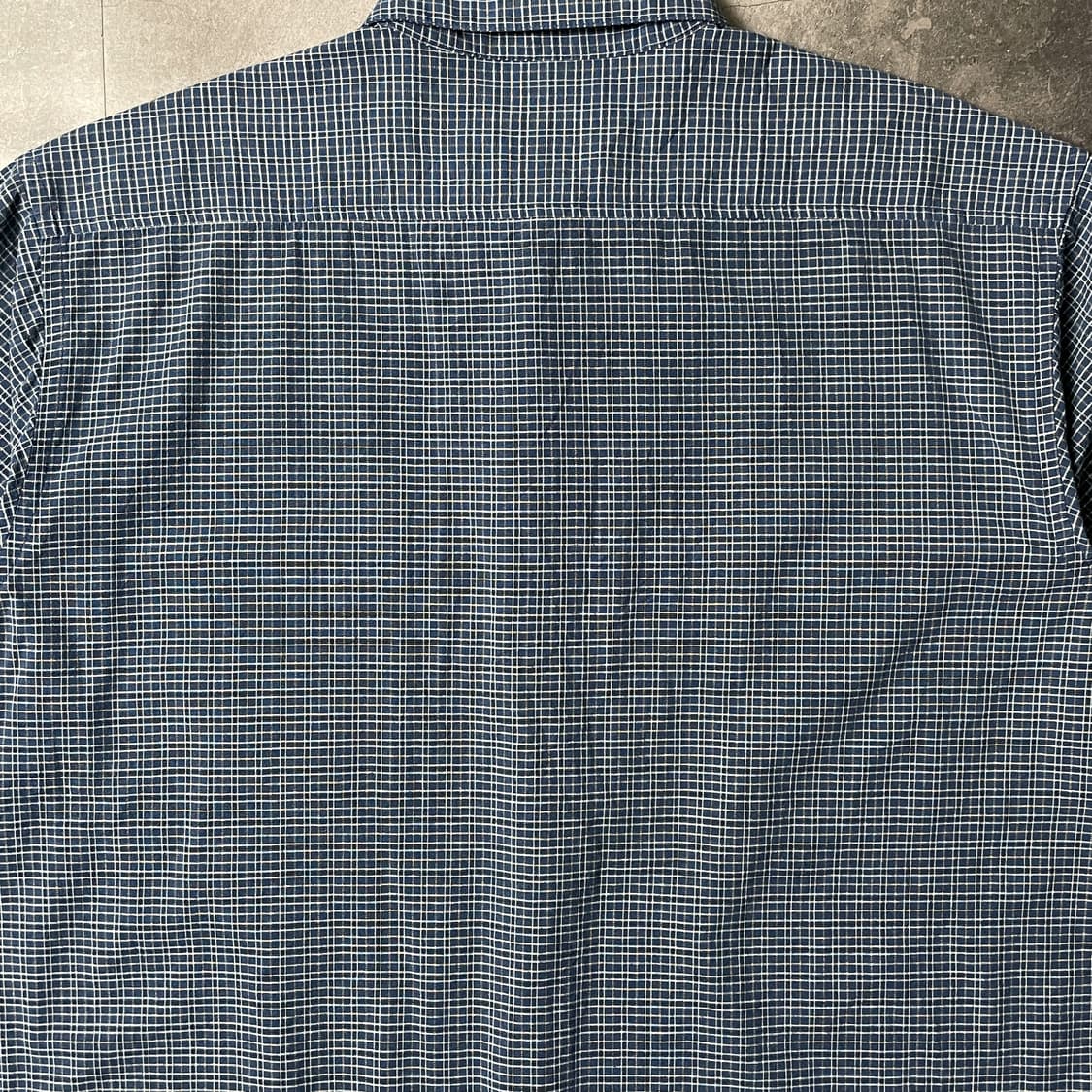 DICKIES 디키즈 빈티지 블루 체크 반팔 워크 셔츠 A00959 상품이미지8