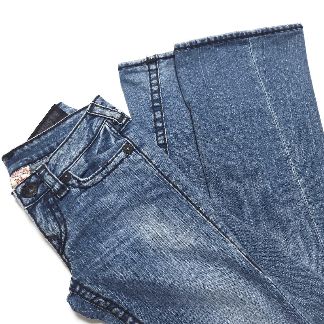 트루릴리전 USA 조이 슈퍼티 부츠컷 데님 팬츠 상품이미지5