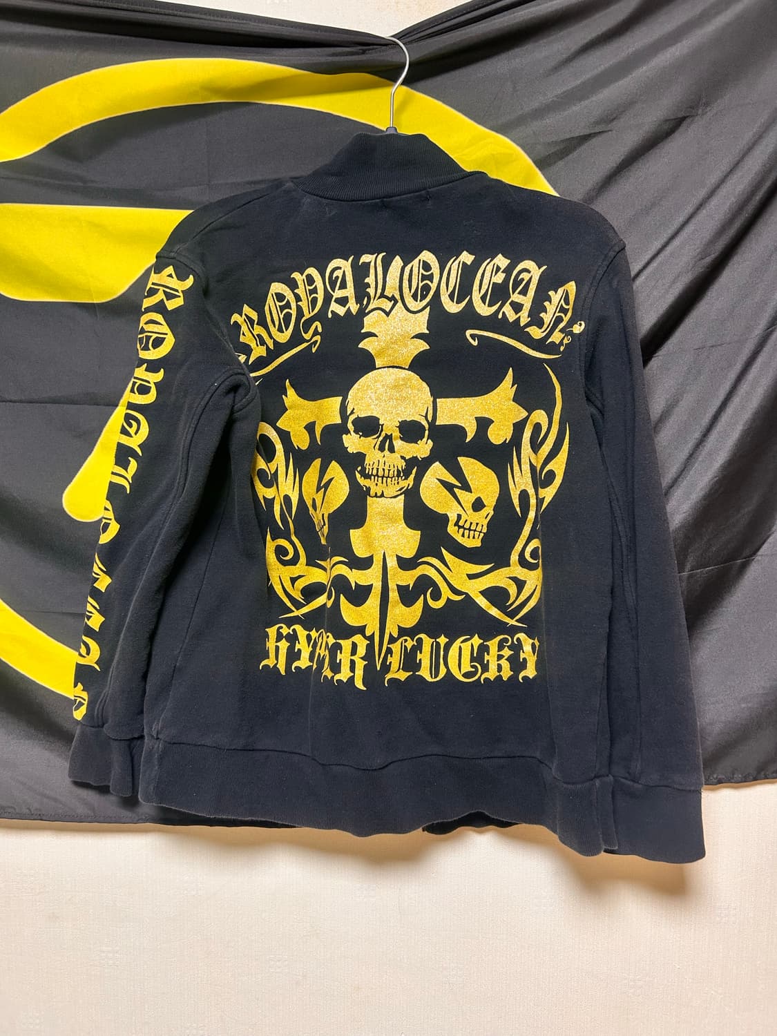 Punk y2k 스컬 후드집업 상품이미지1