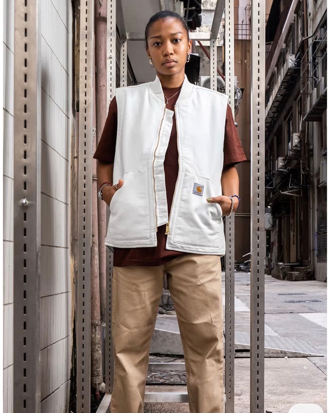 칼하트wip 캔버스 베스트 상품이미지1