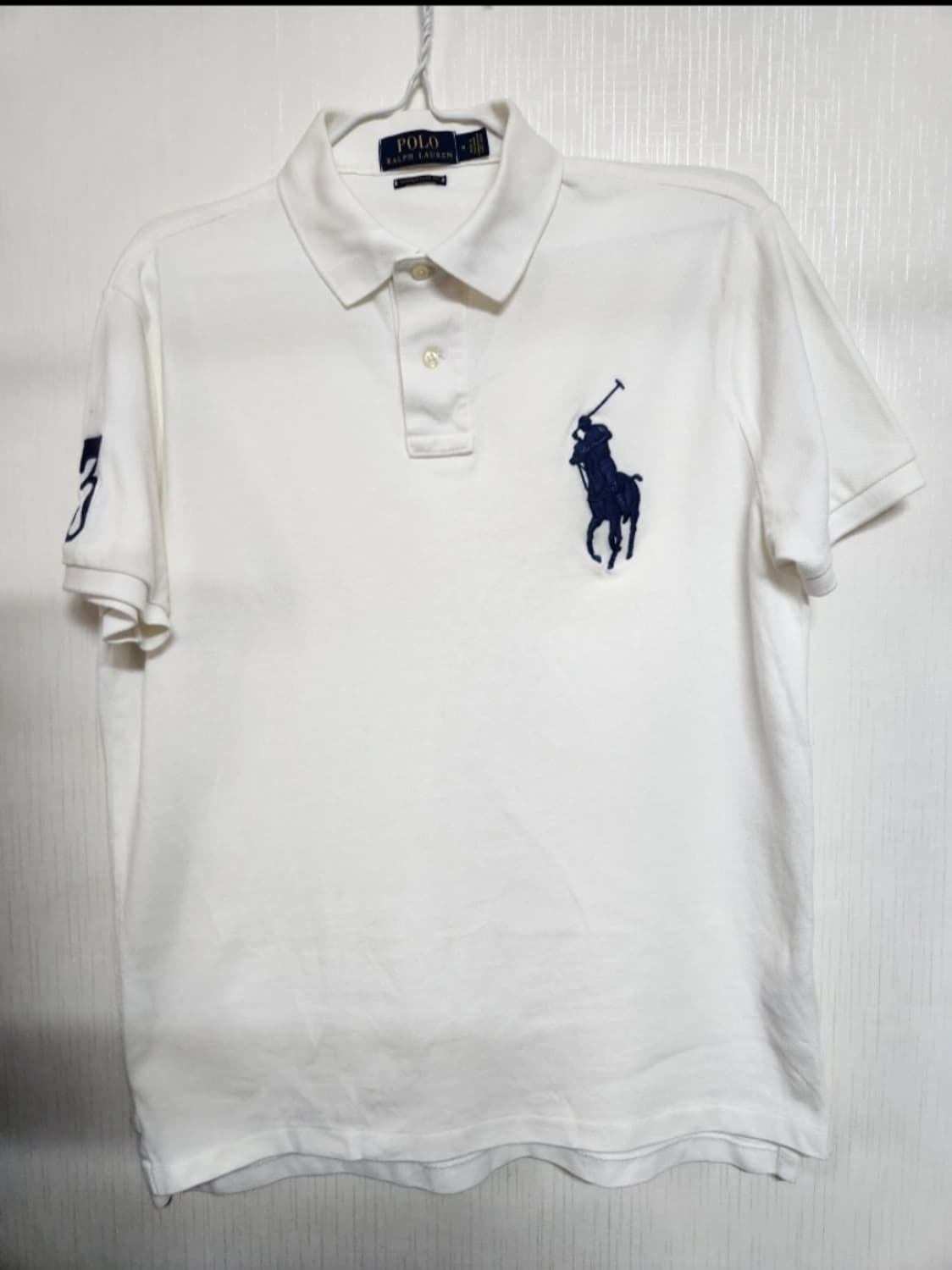 [정품] 폴로 랄프로렌 빅포니 카라티 화이트 (M) 상품이미지1