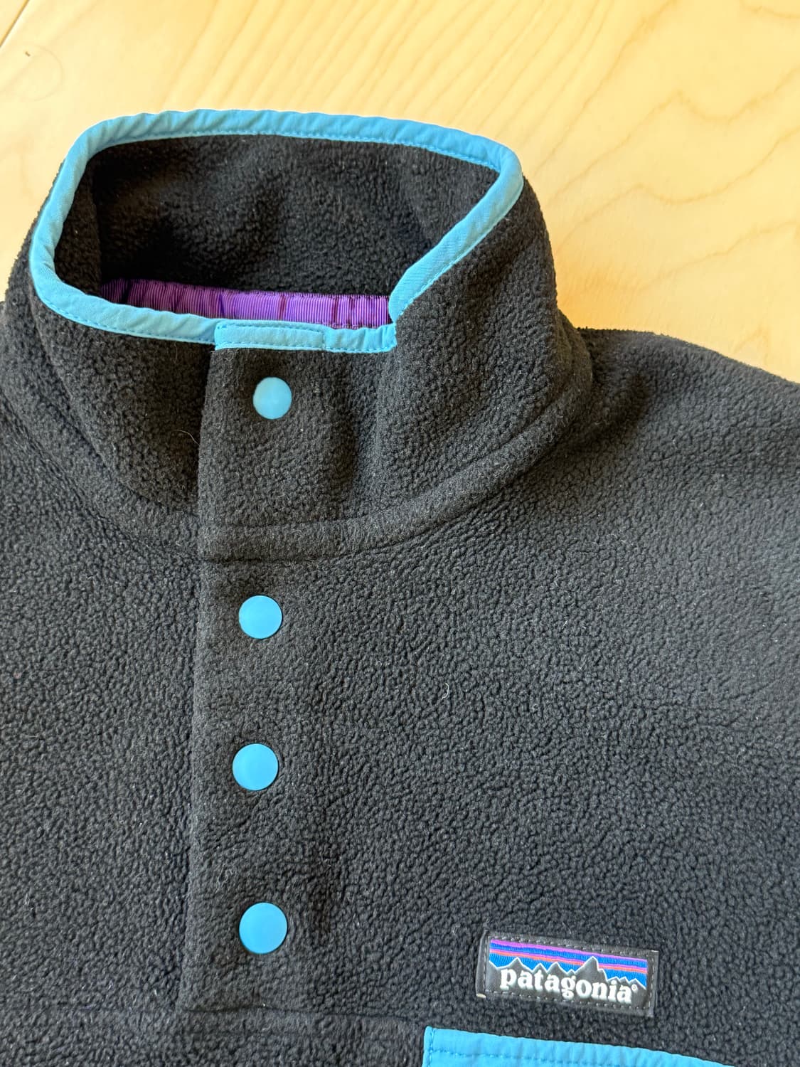 Patagonia synchilla snap t black  파타고니아 상품이미지5