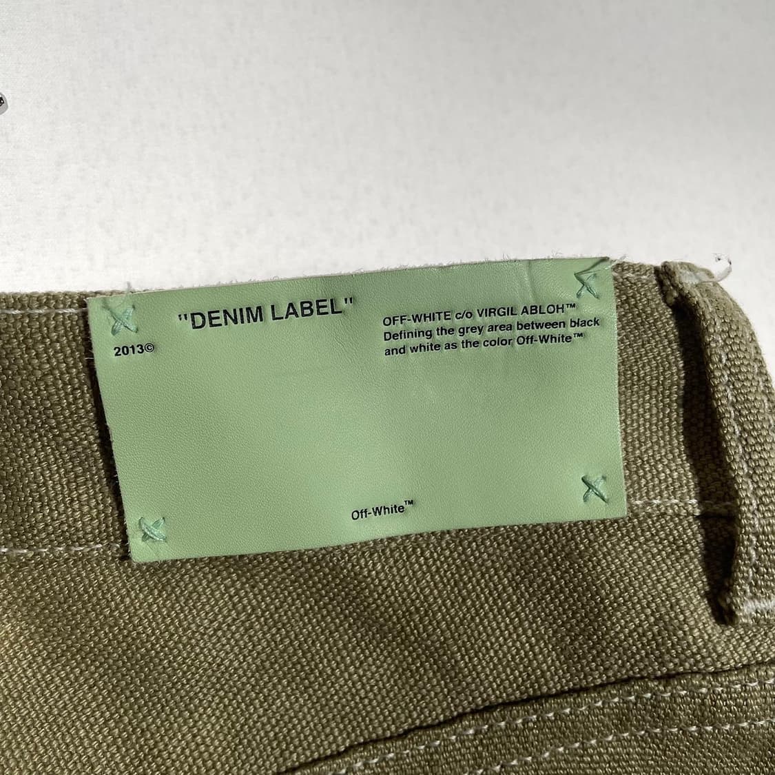 오프화이트 JUTA 와이드 레그 린넨 팬츠  상품이미지7