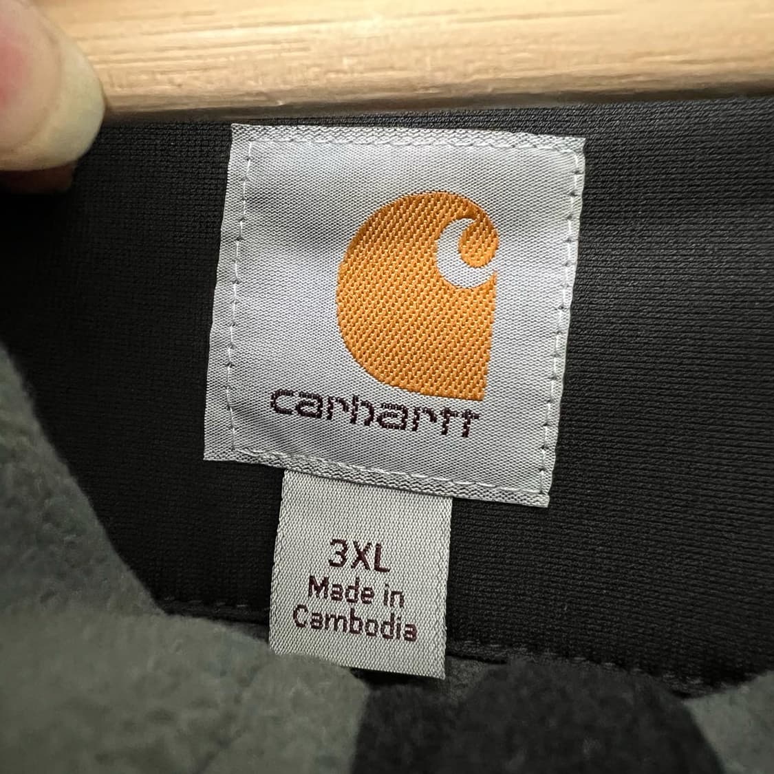 칼하트 블랙 폴리에스터 자켓 상품이미지6