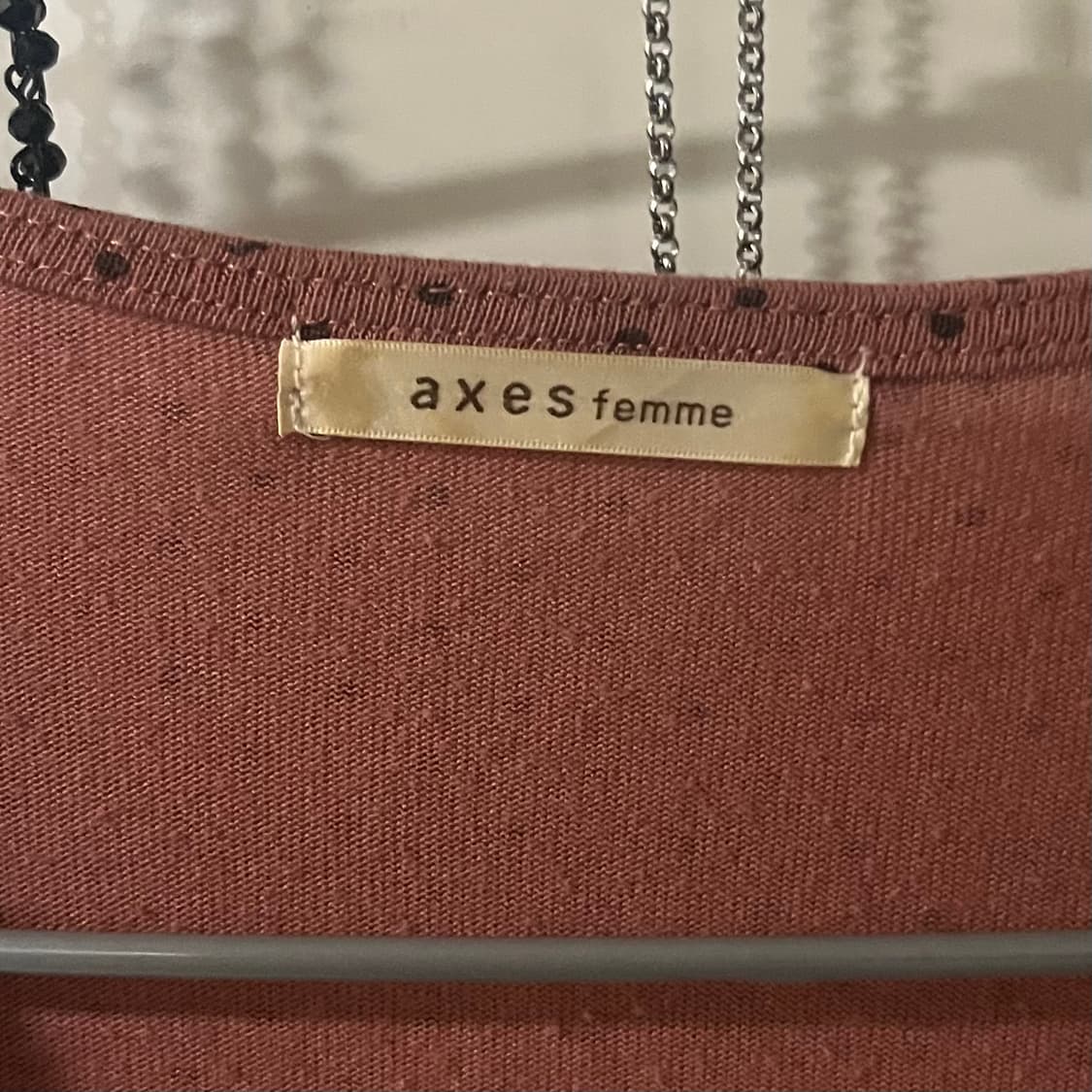 엑시즈팜 여리핏 겨울 리본도트 티셔츠 상품이미지10