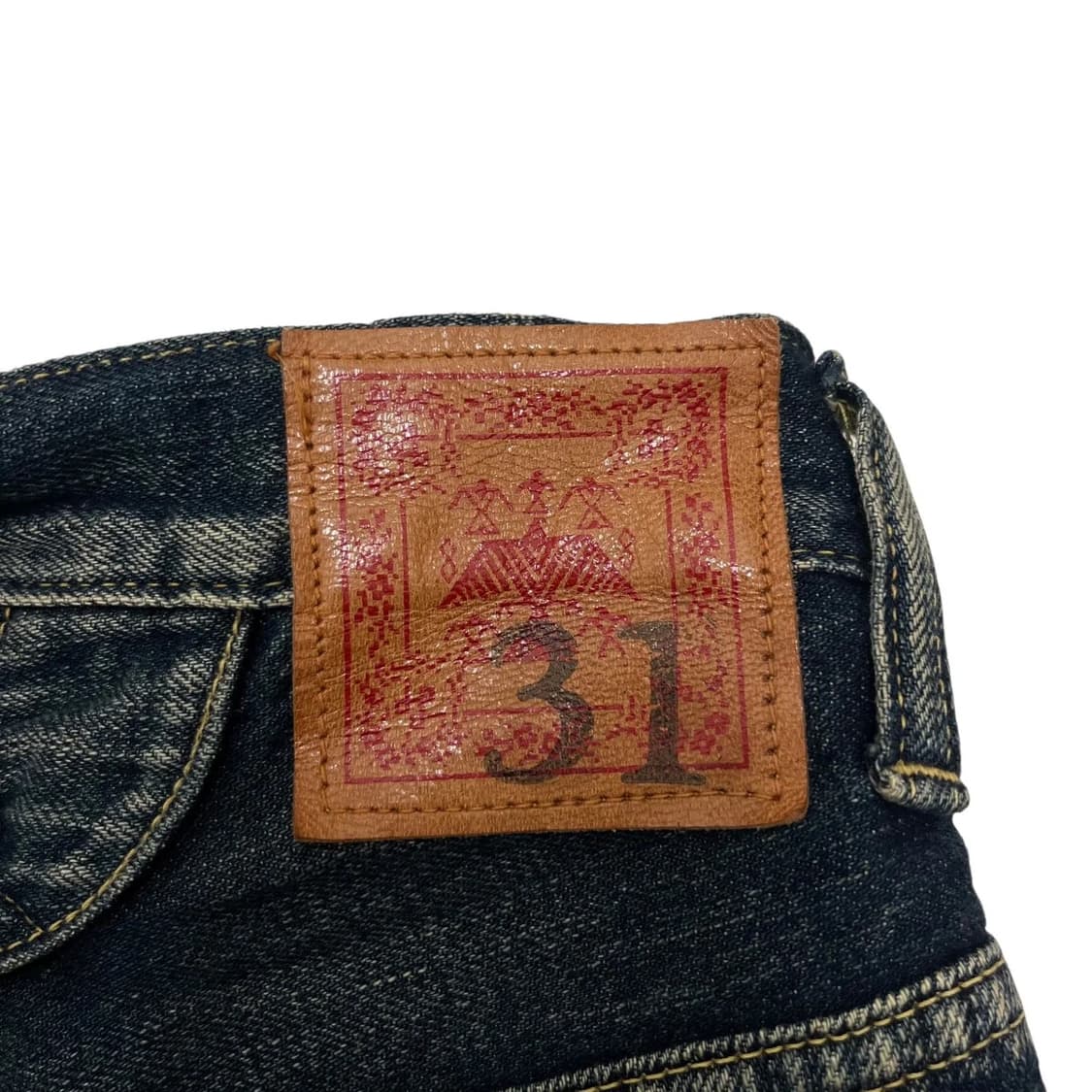 캐피탈 레더 서스펜더 데님 반바지 상품이미지3