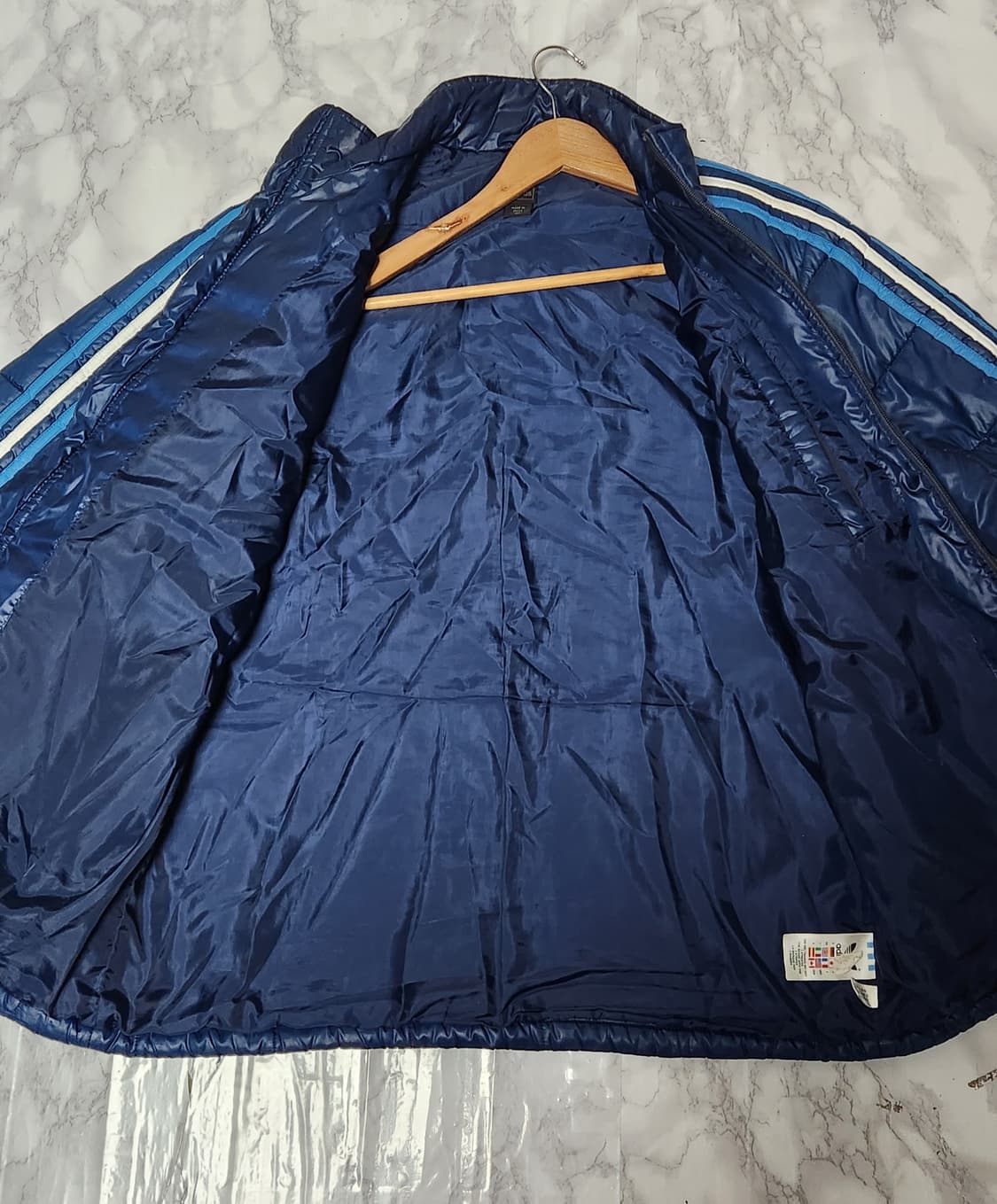 아디다스 삼선 빅로고 올드스쿨 경량 점퍼 자켓 상품이미지6