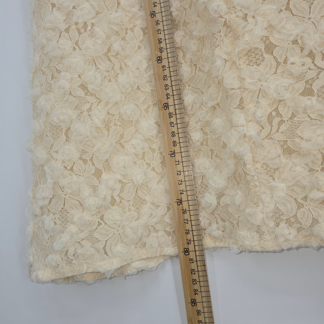 듀이듀이 로즈 레이스 스커트 아이보리 상품이미지9