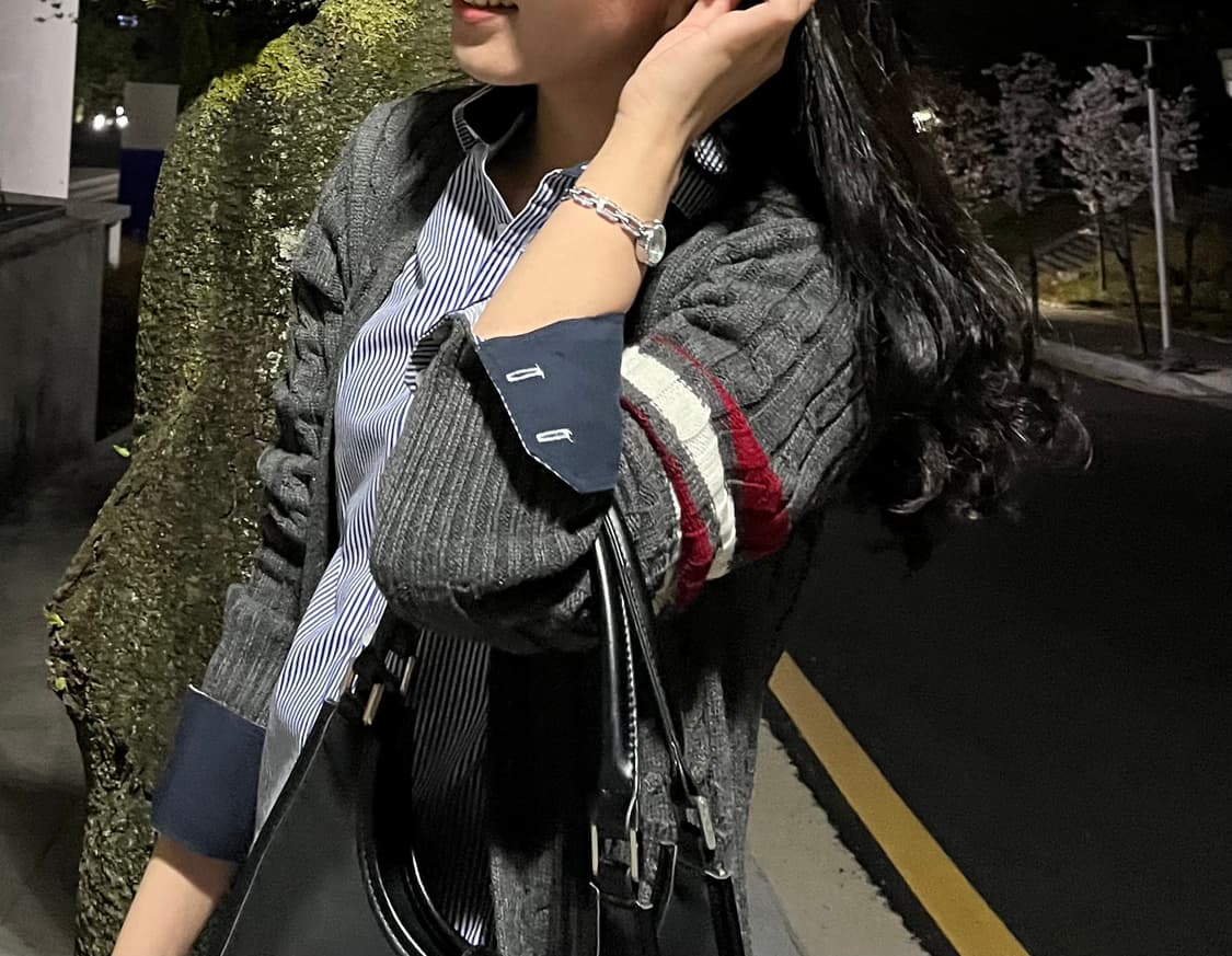 톰브라운 4선 니트 가디건 상품이미지1