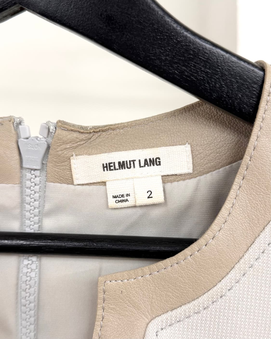 헬무트랭 베이지 에크루 본디지 드레스 상품이미지7