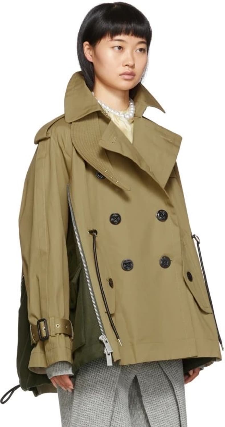 사카이 트렌치 코트 숏 상품이미지3