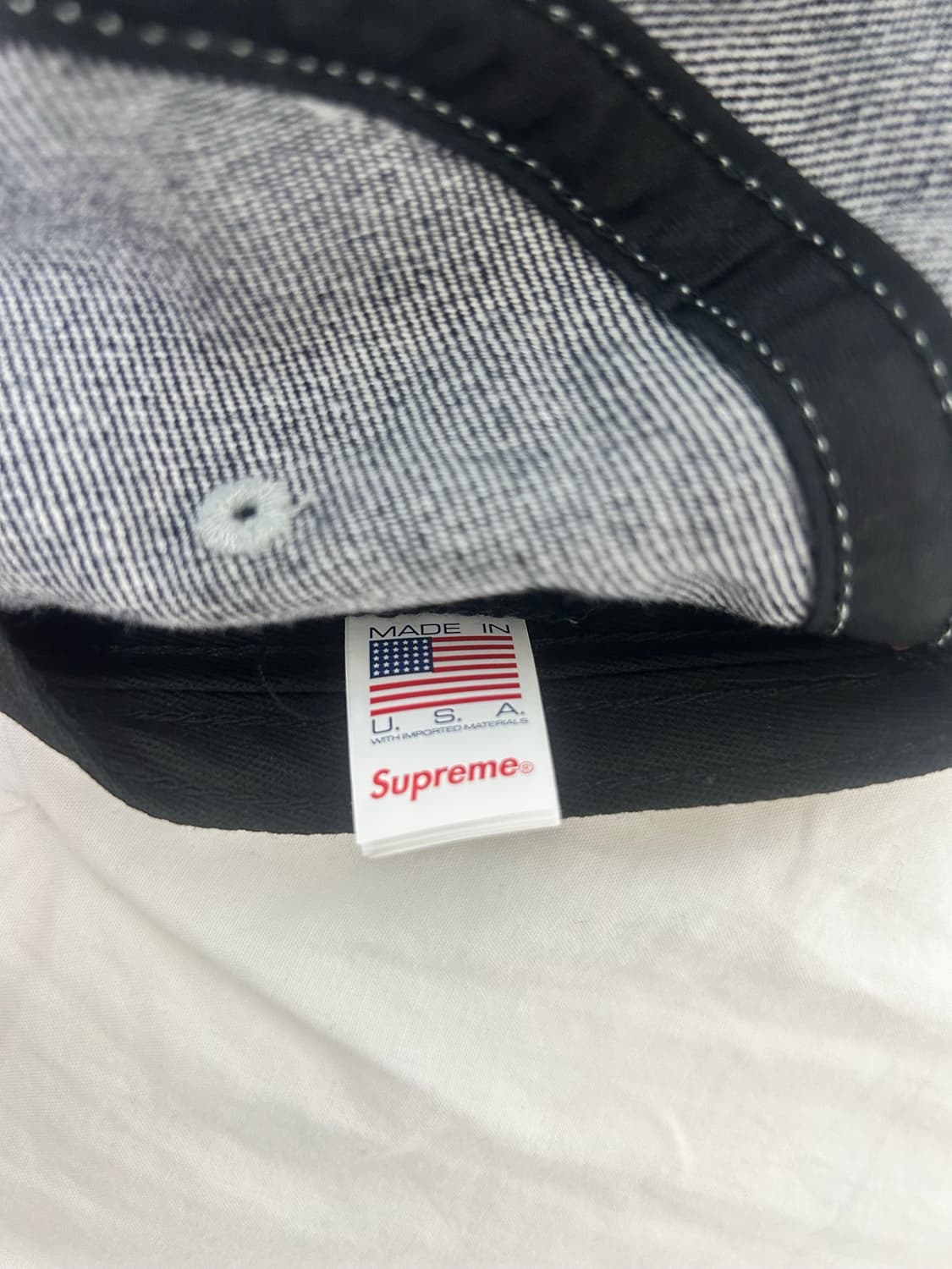 슈프림 울 캠프캡 데님 모자 상품이미지6