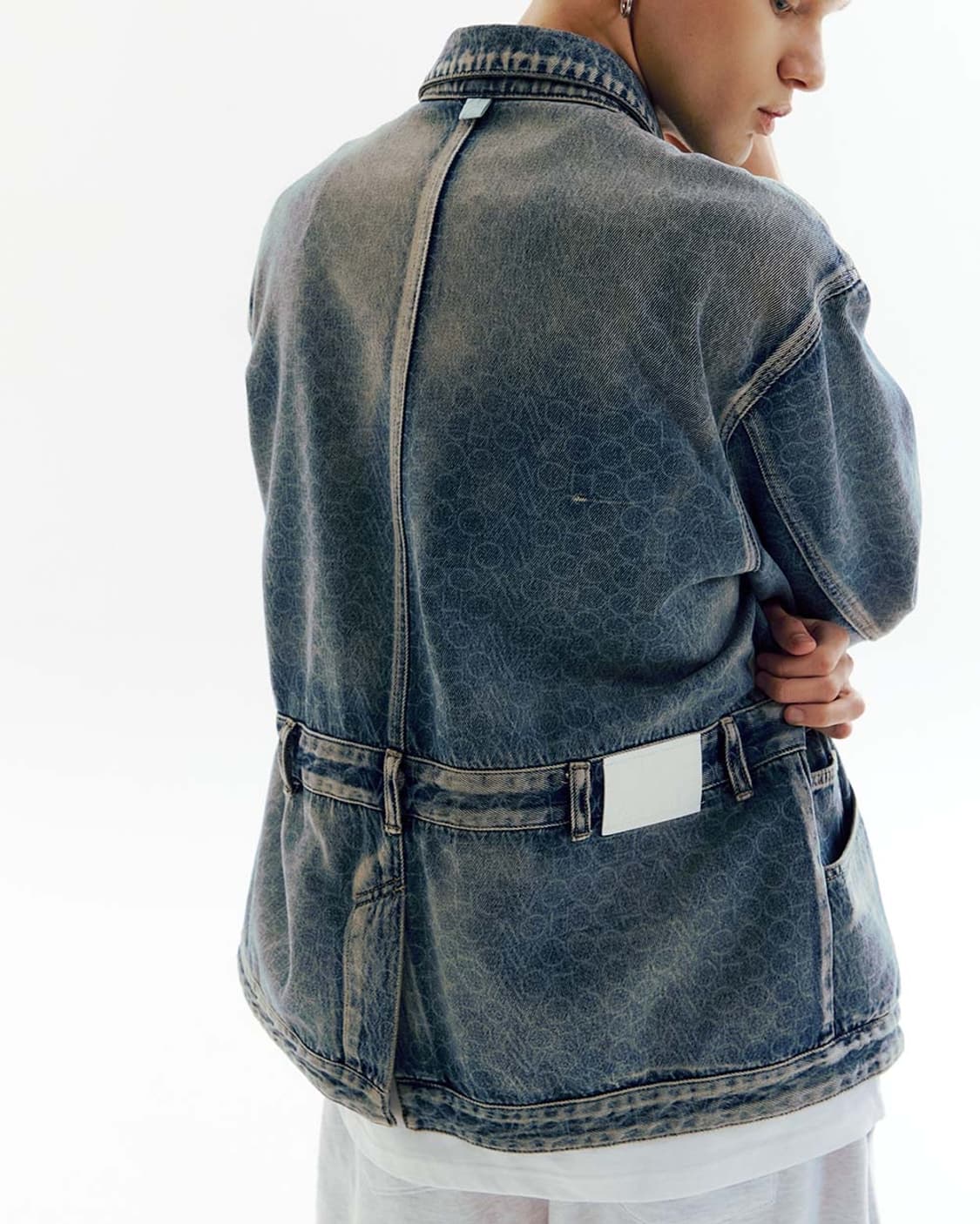 CHOWOO Denim Trucker Jacket 오버핏 데님 트러커자켓 상품이미지6