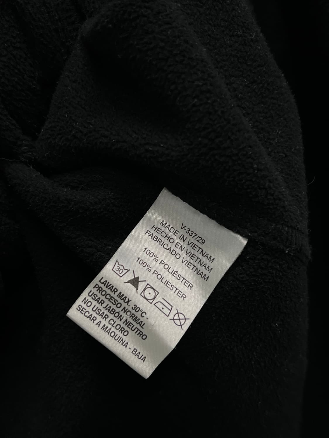 (5) 라코스테 스포츠 플리스 집업자켓 블랙 상품이미지5