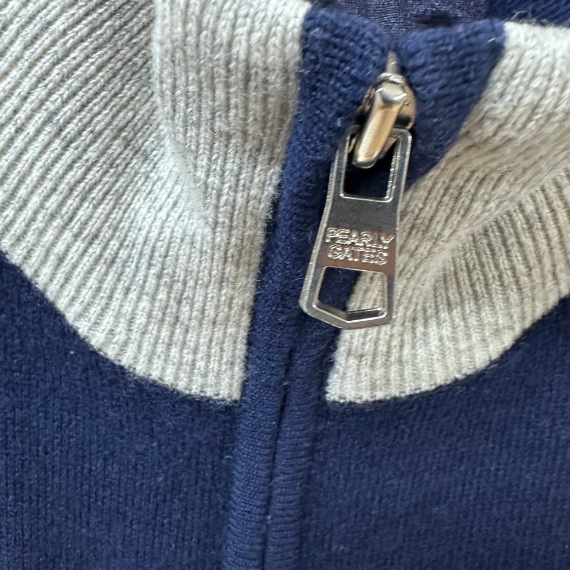 파리게이츠 골프 여성 울캐시미어 니트 집업 자켓 0사이즈 상품이미지9