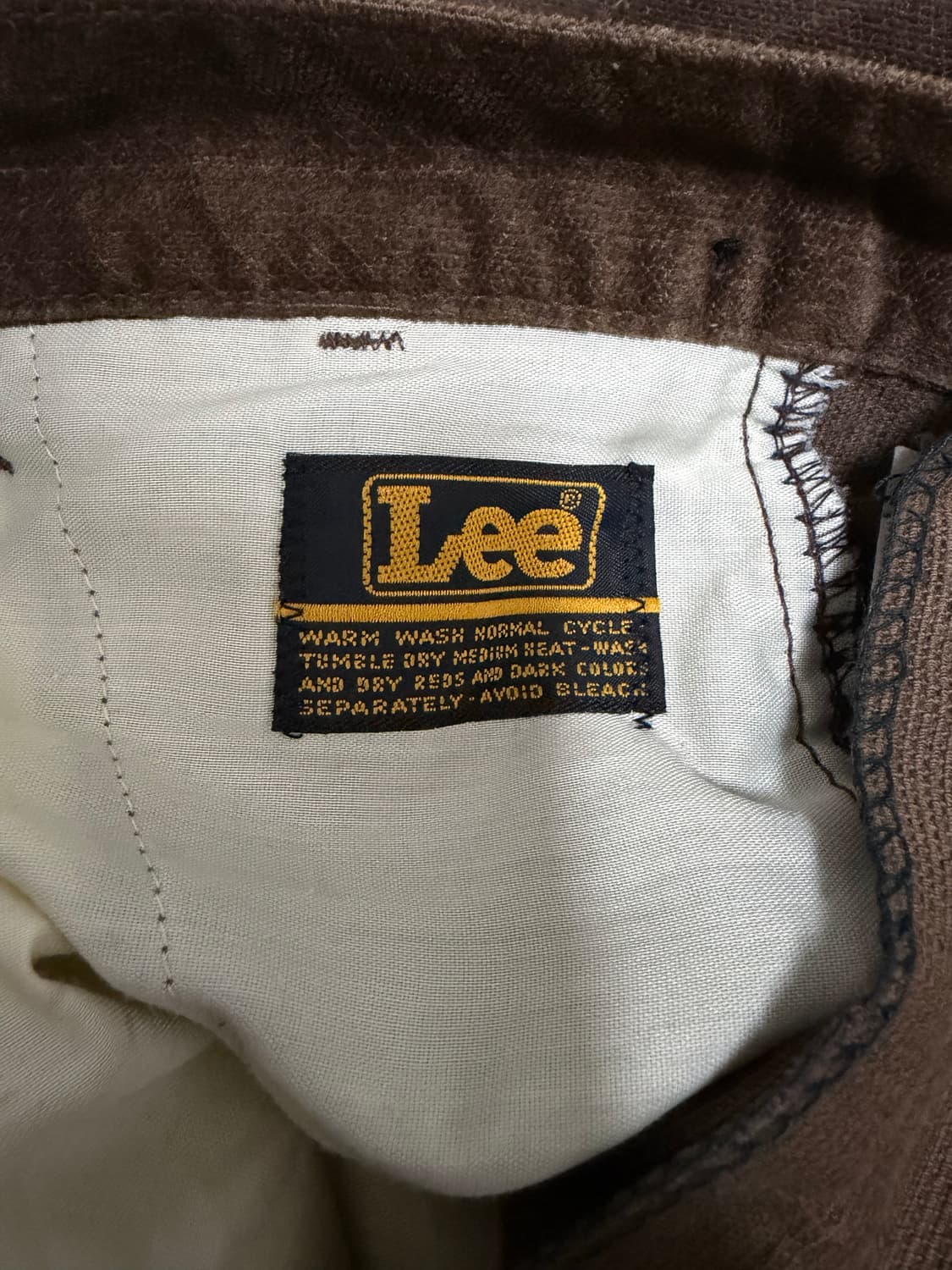 Lee 플레어 팬츠 브라운 상품이미지4