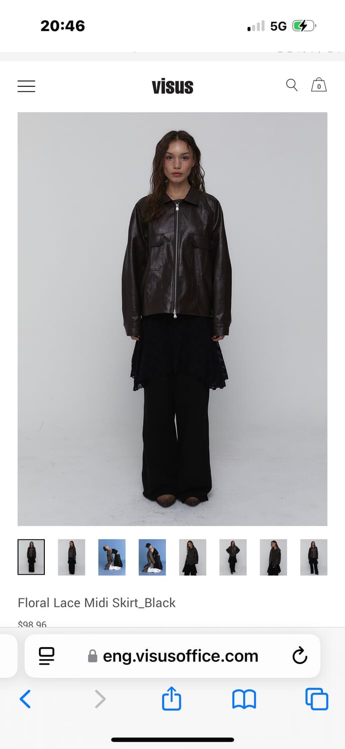 비수스 미디 스커트 상품이미지2