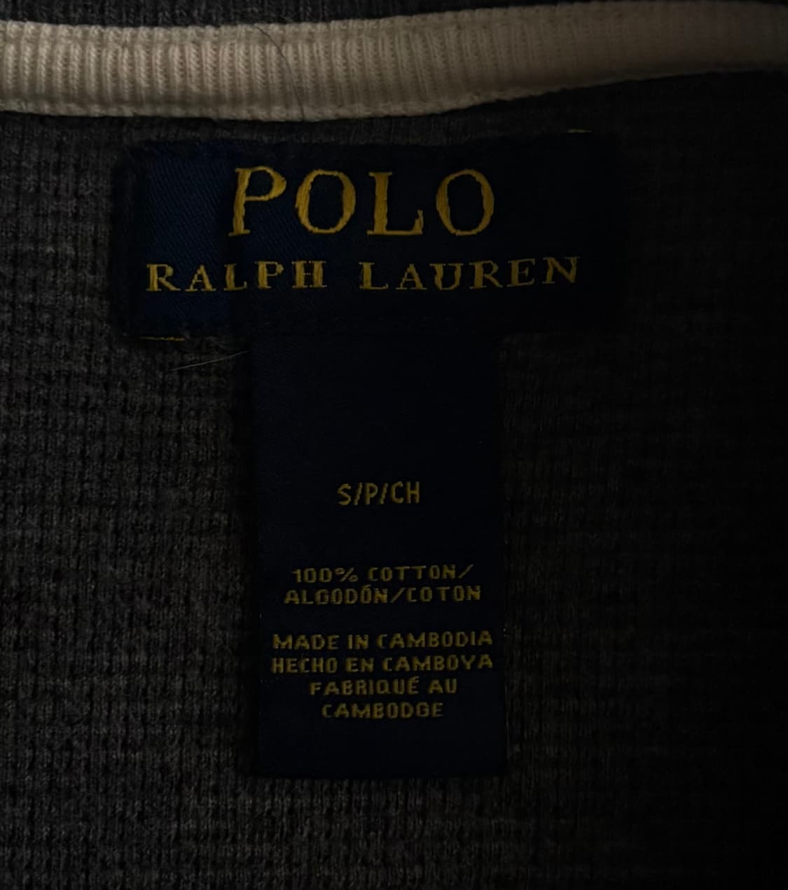 Polo 폴로랄프로렌 와플 그레이 반팔티 상품이미지3