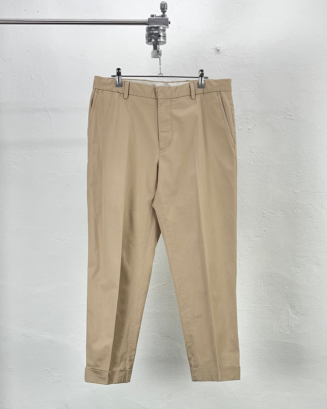 폴로 랄프로렌 베이지 플랩 백 포켓 에지 치노 코튼 팬츠 상품이미지1