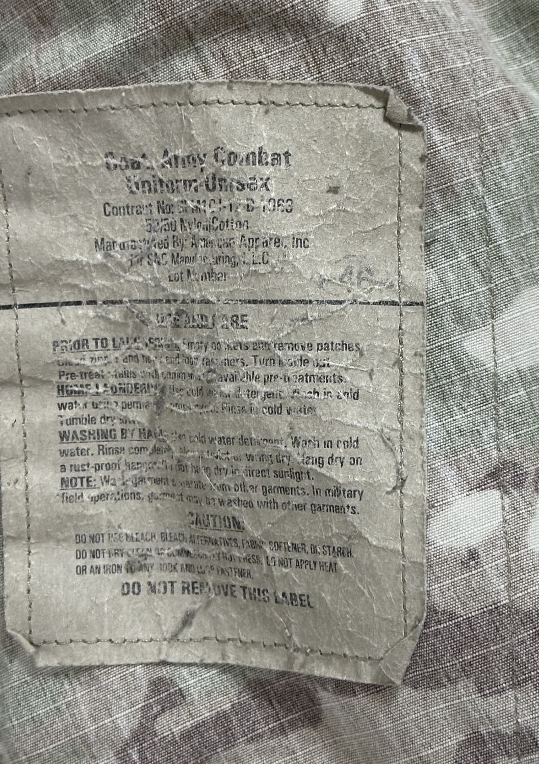 미군 OCP 멀티캠 전투복 상의 (S/R) (M) 상품이미지9