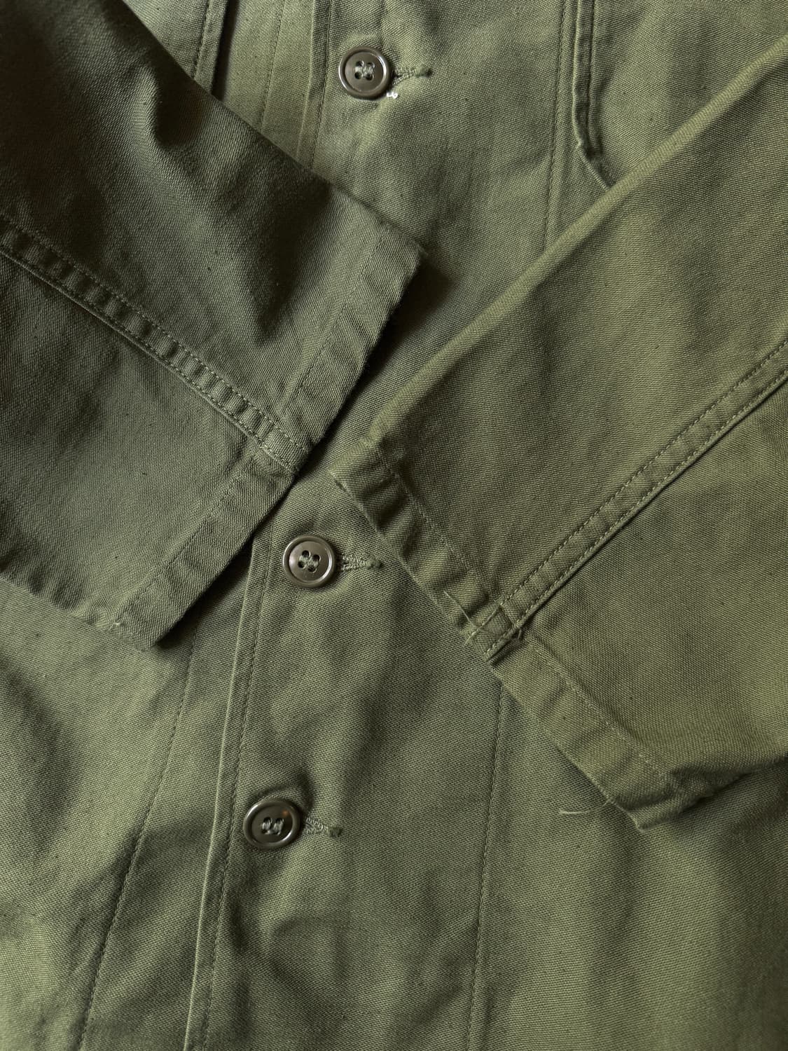 [S]50's 오리지널 U.S ARMY OG-107 1세대 밀리터리 셔츠 상품이미지4