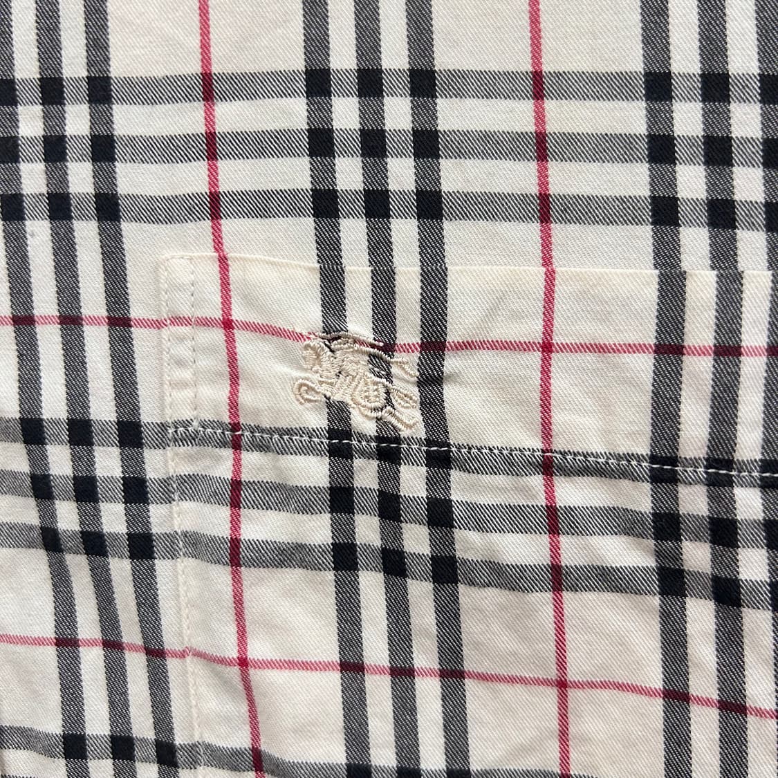 버버리 런던 타탄체크 코튼 긴팔 셔츠 상품이미지4