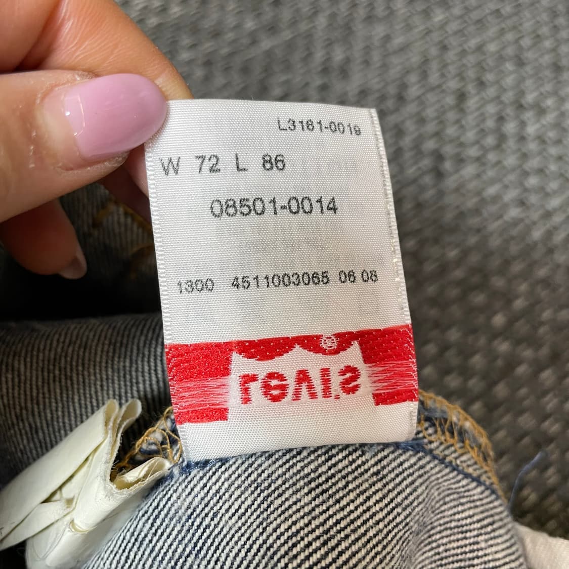 (28) 리바이스 501 진청 데님 팬츠 00s 상품이미지7