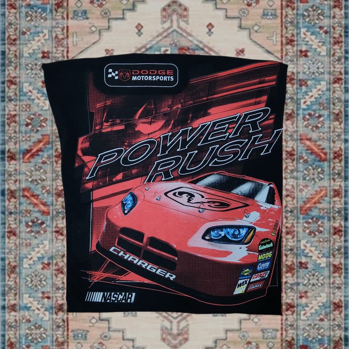 00s 닷지 차저 NASCAR 레이싱 티셔츠 XL 상품이미지3