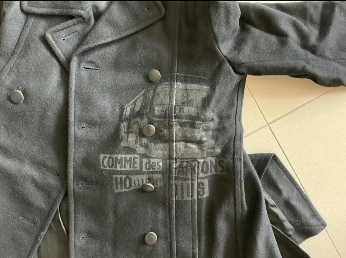 (급처) 08aw 꼼데가르송 옴므 플러스 피코트 상품이미지3