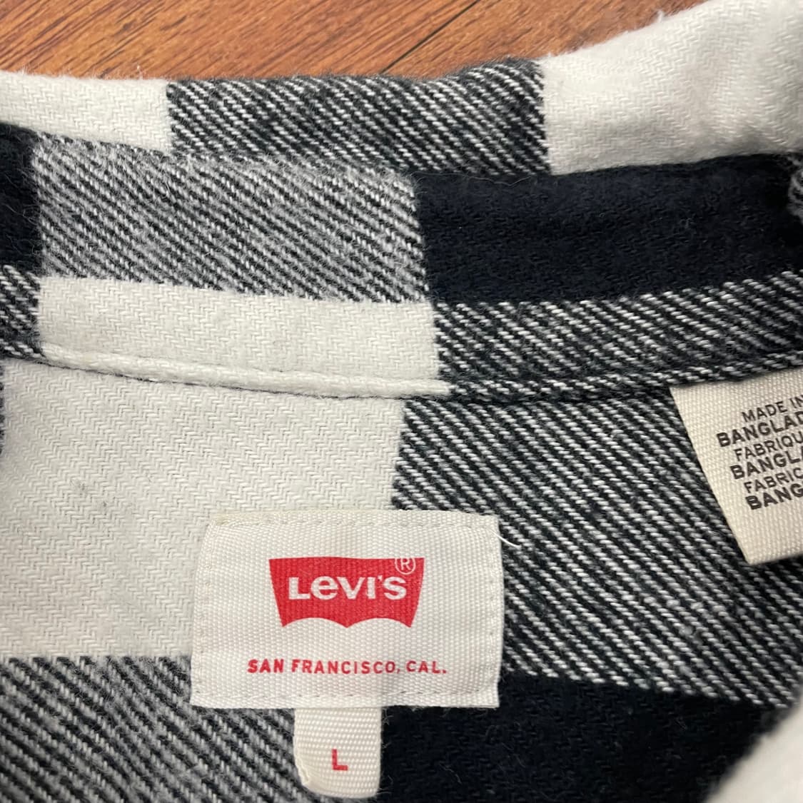 리바이스 플란넬 셔츠 상품이미지3