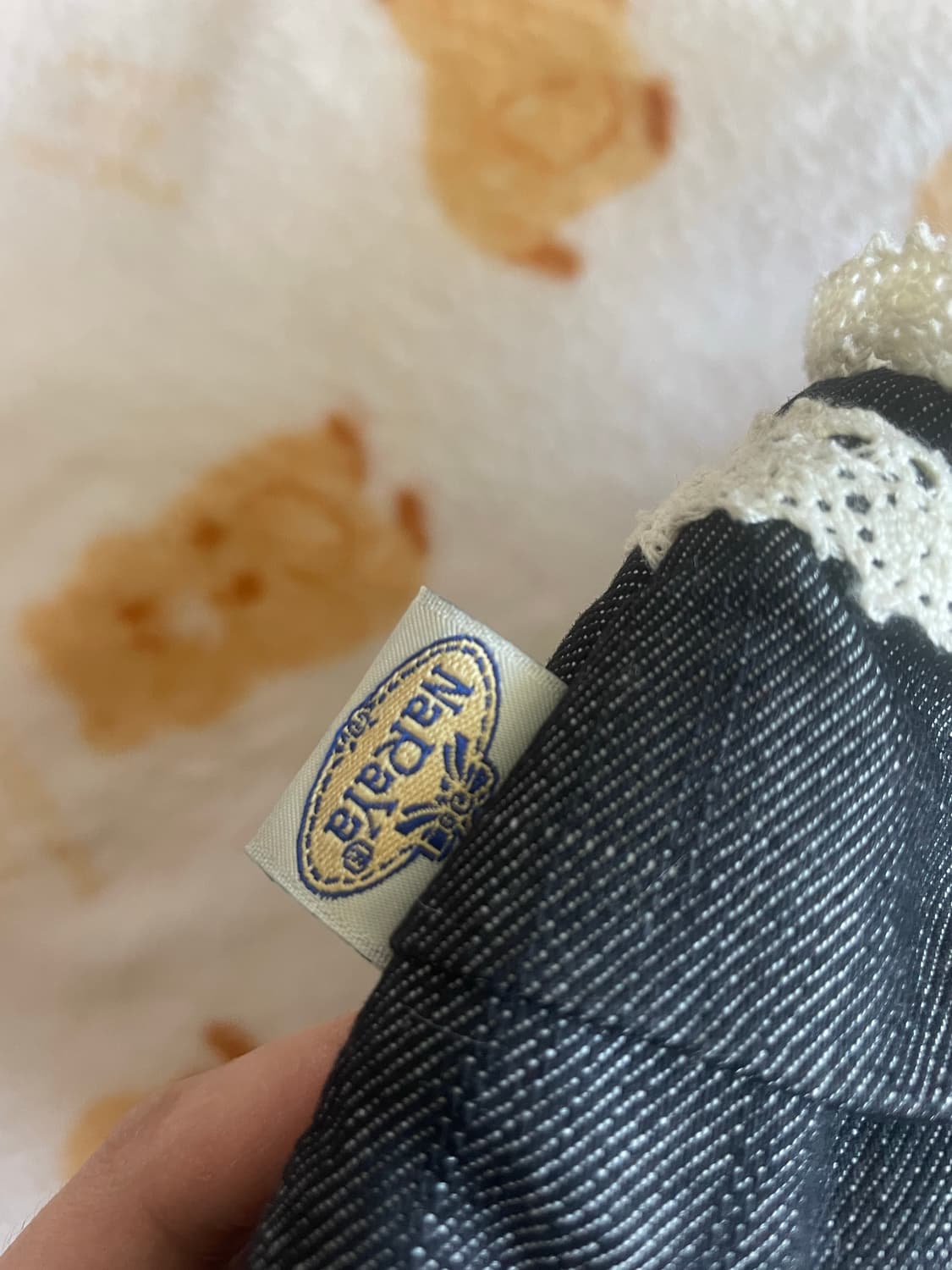 모리걸 빈티지 레이스 리본 토트백 👜🎀 상품이미지4