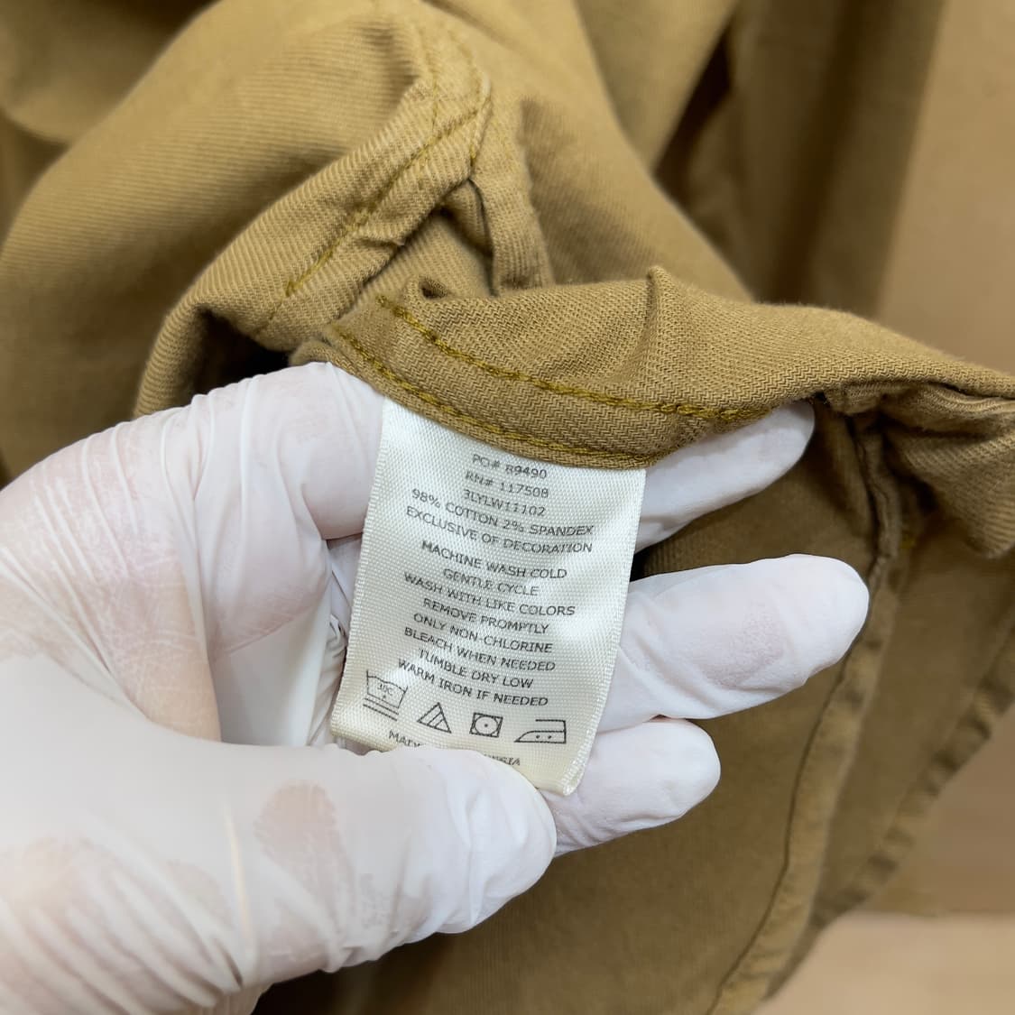 리바이스 투포켓 워크셔츠(XXL) 상품이미지4