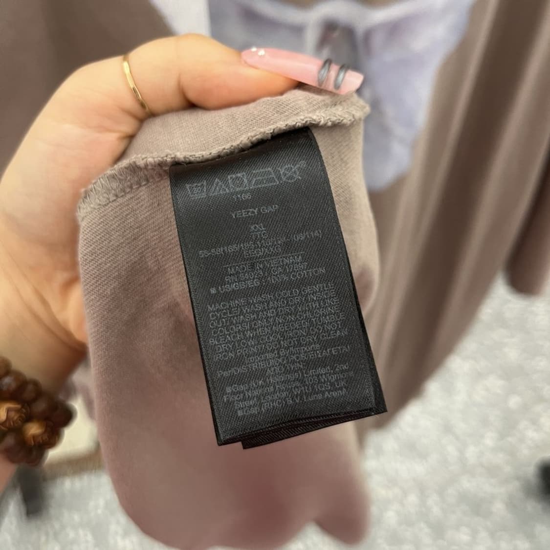 이지 갭 엔지니어 바이 발렌시아가 도브 롱슬리브 XXL C12250 상품이미지7
