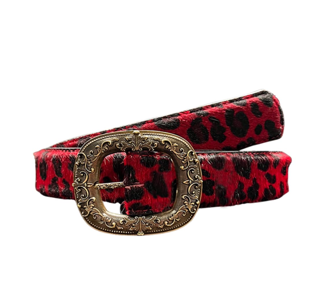 [1] 언더마이카 벨트 레오파드 레드 상품이미지1