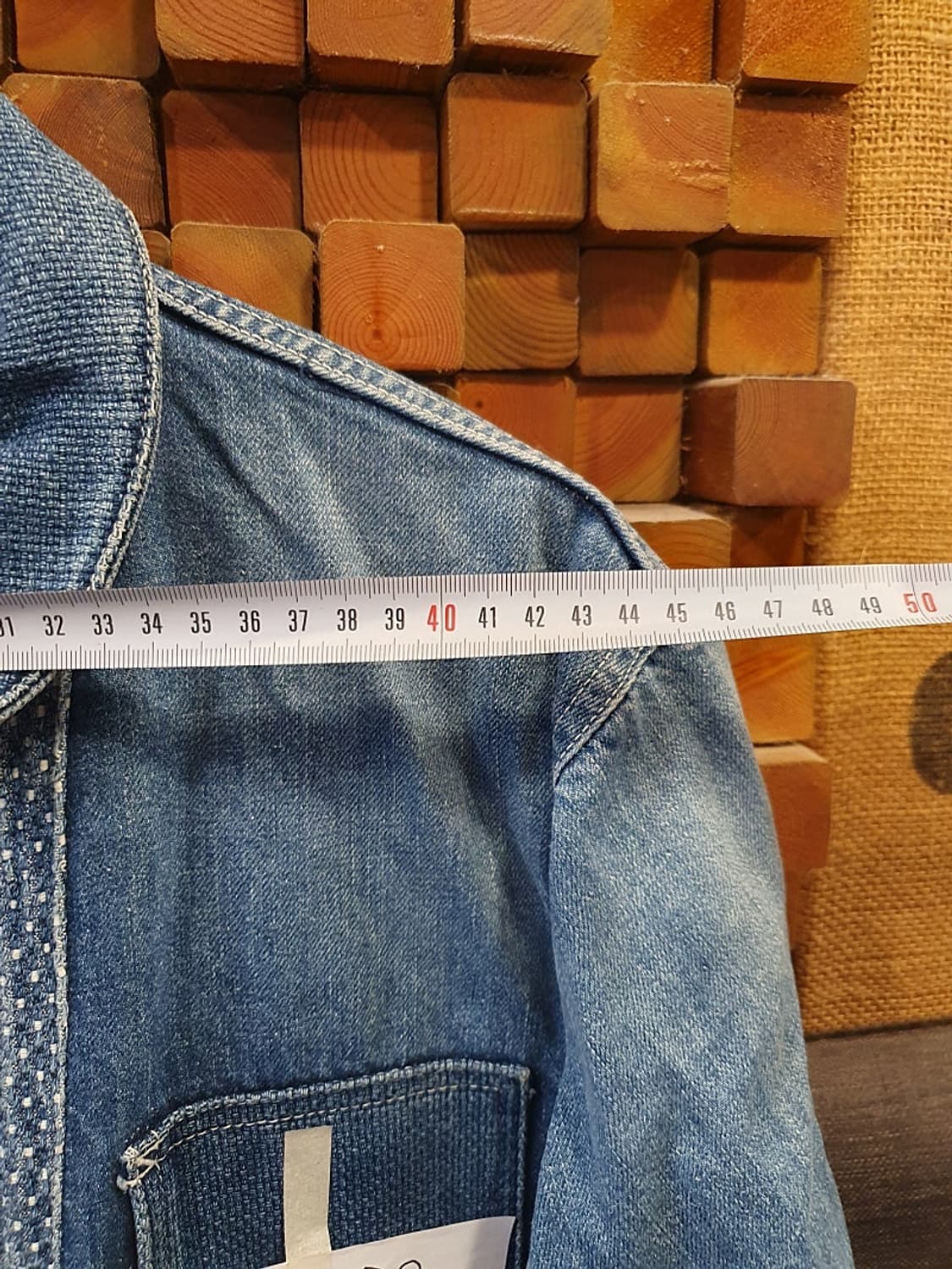 FDMLT 펀드멘탈    패치 워크 데님 커버올 자켓 상품이미지8