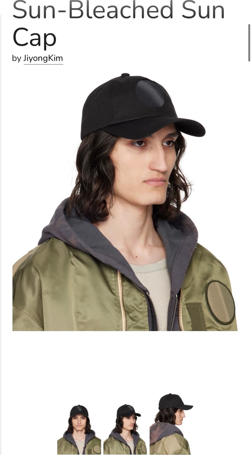 지용킴 선블리치 캡 상품이미지6