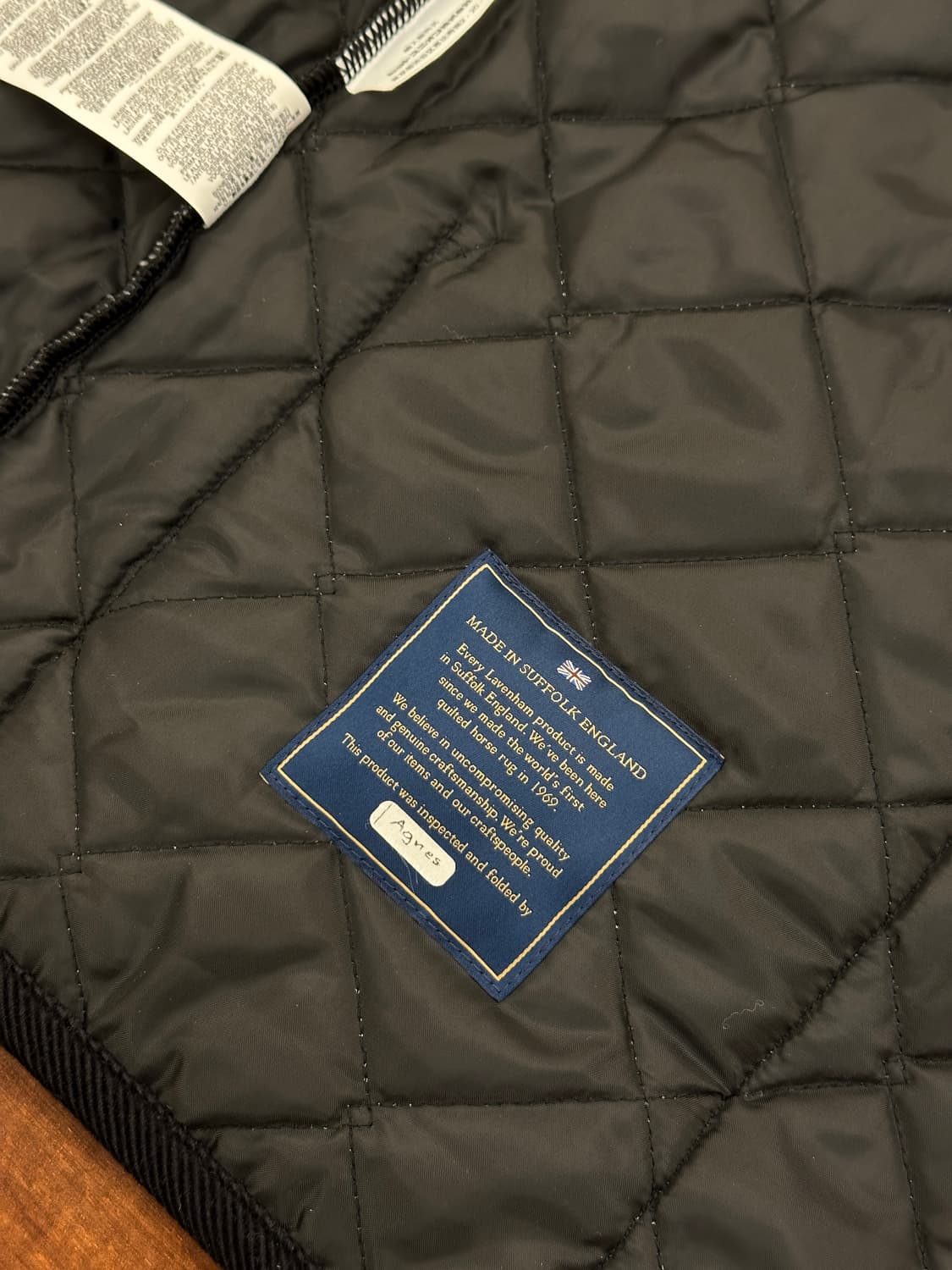 [새제품] 라벤헴 믹필드 퀼팅베스트 블랙 XL 상품이미지4